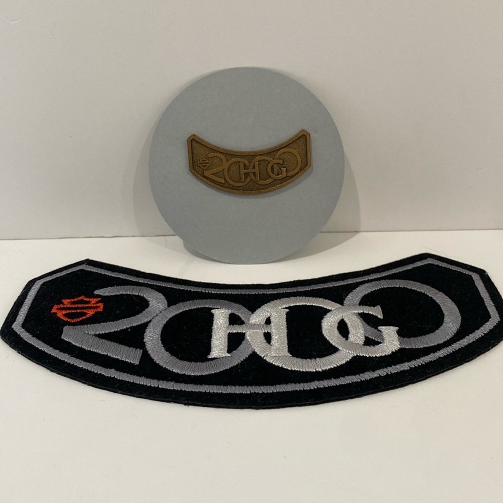 2000 Harley Owners Group Patch With Matching Pin - image 1